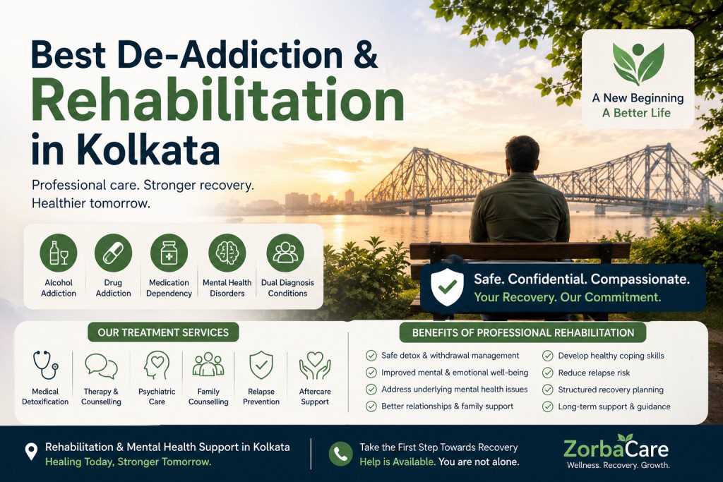 Best De-Addiction & Rehabilitation in Kolkata