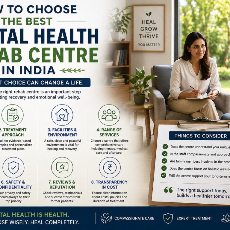 How to Choose the Best Mental Health Rehab Centre in India